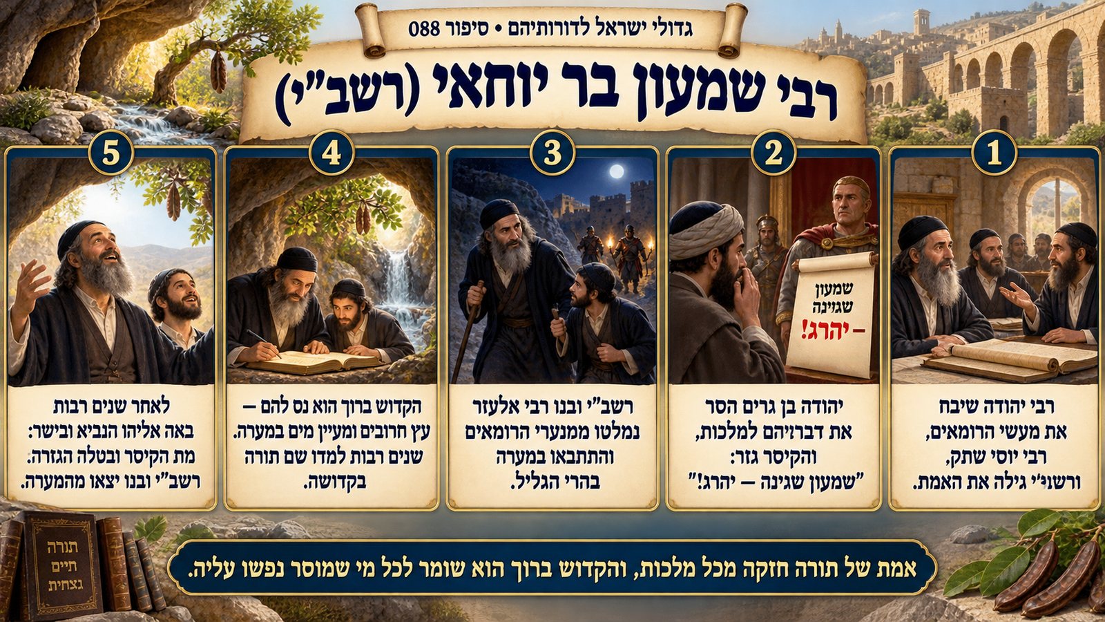 תמונת סיכום — רבי שמעון בר יוחאי (רשב"י): רבי שמעון בר יוחאי (רשב"י)